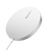 Бездротовий зарядний пристрій Baseus Simple Mini3 Magnetic Wireless Charger 15W Silver (Silver)- № 6