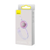 Кабель Baseus Bright Mirror 2 Series Retractable 3-in-1 Fast Charging  Data Cable USB to M+L+C 3.5A 1.1m Purple (Фиолетовый)- № 2