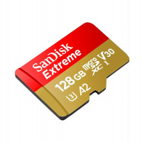 Карта пам'яті microSDXC (UHS-1 U3) SanDisk Extreme For Action Cams and Drones A2 128Gb class 10 V30 (R190MB/s,W90MB/s) (adapter)  - фото № 3