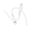 Кабель HOCO X97 Crystal color silicone charging data cable iP white (Білий)- № 2