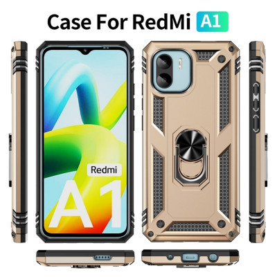 Чохол для смартфона Cosmic Robot Ring for Xiaomi Redmi A1/A2 Gold (RobotXA1Gold) - изображение 2