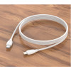 Кабель BOROFONE BX19 Double-speed PD charging data cable for iP 2m White (BX19LPD2W) - зображення 4