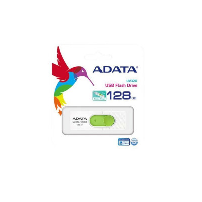 Flash A-DATA USB 3.0 AUV 320 128Gb White/Green (AUV320-128G-RWHGN) - изображение 4