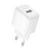 Мережевий зарядний пристрій BOROFONE BAS42A Potential single-port QC3.0 charger(EU) White (7068)- № 2