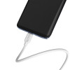 Кабель BOROFONE BX14 USB to Type-C 2.4A, 2m, PVC, TPE connectors, White (Белый)- № 3