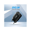 Зарядний пристрій UGREEN ED011 USB Wall Charger (Black(UGR-50459) - зображення 3