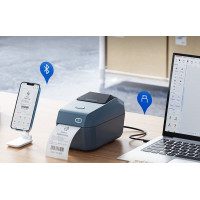 Термопринтер для друку наклейок NIIMBOT K3 Space Blue (1AE0F121602) (Колір Lake-Blue) - фото № 5