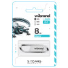 Flash Wibrand USB 2.0 Aligator 8Gb White - зображення 2