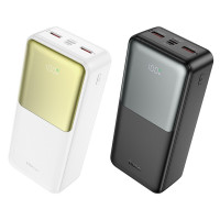 Зовнішній акумулятор HOCO J136B Sirui 22.5W+PD20W fully compatible power bank (30000mAh) White (Цвет Білий) - фото № 4