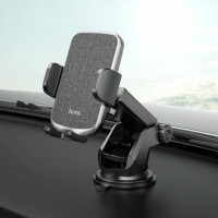 Автотримач для телефона HOCO CA95 Polaris push-type telescopic suction cup car holder Black (Колір Черный) - фото № 4