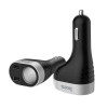 Автомобільний зарядний пристрій HOCO Z29 Regal digital display cigarette lighter car charger Black (Черный)- № 2
