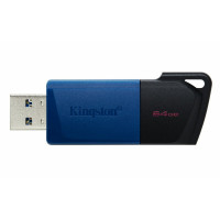Флеш-накопичувач Kingston USB 3.2 DT Exodia M 64GB Black/Blue (Колір Black/Blue) - фото № 3