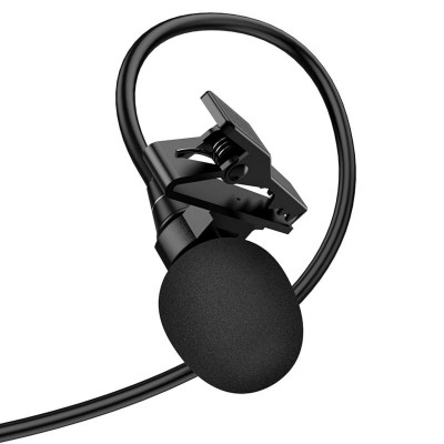 Мікрофон-петличка HOCO L14 Type-C Lavalier microphone Black (6931474761156) - зображення 2
