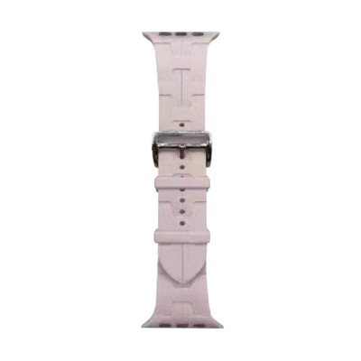 Ремінець для годинника Apple Watch Hermès 42/44/45/49mm 10.Sand Powder (Hermes42-10.SandPowder) - зображення 1