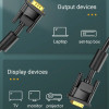 Кабель Vention VGA(3+6) Male to Male Cable with ferrite cores 3M Black (DAEBI) (Black)- № 3