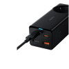 Мережевий зарядний пристрій Baseus GaN3 Pro Desktop Powerstrip AC+2U+2C 65W EU Black(Include：Baseus Xiaobai series fast charging Cable Type-C  to Type (Черный)- № 3