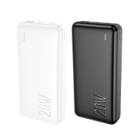 Зовнішній акумулятор HOCO J87A Tacker PD20W+QC3.0 power bank(20000mAh) Black (Цвет 7073) - фото № 3
