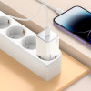 Мережевий зарядний пристрій HOCO N40 Mighty single port PD20W charger White (Білий)- № 4