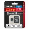 microSDXC (UHS-1) Patriot LX Series 64Gb class 10 (adapter SD) - изображение 2