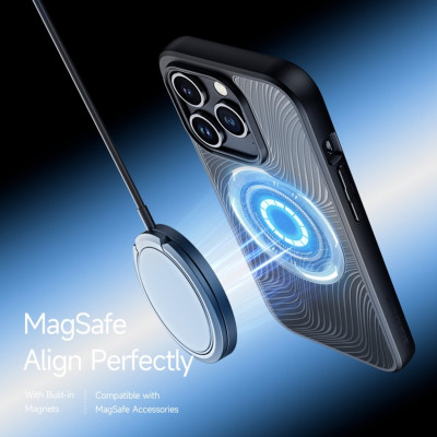 Чохол для смартфона DUX DUCIS Aimo MagSafe for Apple iPhone 15 Pro Black - зображення 4