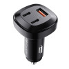 Автомобільний зарядний пристрій ACEFAST B3 66W(USB-C+USB-C+USB-A) three-port metal car charger (AFB3B)
