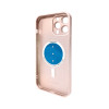 Чохол для смартфона AG Glass Matt Frame Color MagSafe Logo for Apple iPhone 13 Pro Max Chanel Pink (AGMattFrameMGiP13PMPink) - изображение 2