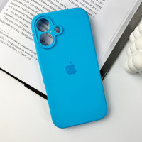Чохол для смартфона Silicone Full Case AA Camera Protect for Apple iPhone 16 44,Light Blue (Колір Light Blue) - фото № 7