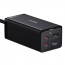 Мережевий зарядний пристрій Baseus GaN5 Pro Desktop Fast Charger 1U+2C+HDMI 67W with 1.5m power cord EU Black