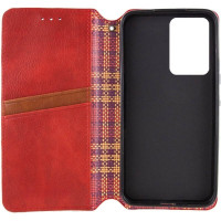 Чохол-книжка для смартфона Rubic Leather for Xiaomi Redmi 13 4G Red (Колір 30786) - фото № 3