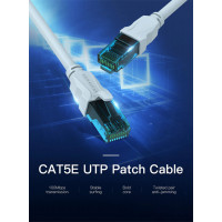 Мережевий кабель Vention Cat.5E UTP Patch Cable 1.5M Blue (VAP-A10-S150) (Колір Blue) - фото № 3