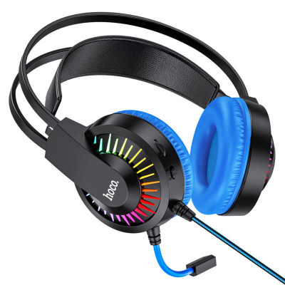 Навушники HOCO W105 Joyful gaming headphones Blue - зображення 2