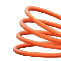 Кабель Baseus CoolPlay Series Fast Charging Cable USB to iP 2.4A 1m Orange (Колір Orange) - фото № 6