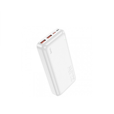 Зовнішній акумулятор HOCO J101A Astute 22.5W fully compatible power bank 20000mAh White - изображение 1