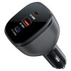 Автомобільний зарядний пристрій ACEFAST B14 165W (2*USB-C+USB-A) 3-port car charger Black (Black)- № 2