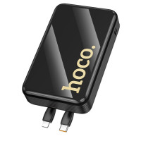 Зовнішній акумулятор HOCO Q37A Graceful 22.5W+PD20W power bank with two cables(20000mAh) Black (Цвет 7073) - фото № 7
