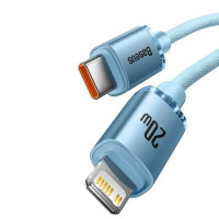 Кабель Baseus Gem Fast-Charging Data Cable USB-C to iP 20W 1m Galaxy Blue  - фото № 5