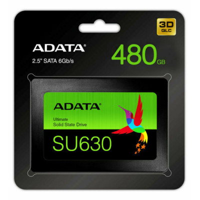 Твердотельный накопитель ADATA Ultimate SU630 480 ГБ 2,5 дюйма SATA III 3D QLC (ASU630SS-480GQ-R) - изображение 3