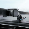 Автотримач для телефона Baseus Steel Cannon pro Solar Electric Car Mount Black (Черный)- № 6