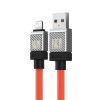 Кабель Baseus CoolPlay Series Fast Charging Cable USB to iP 2.4A 1m Orange (Orange)- № 5