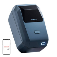 Термопринтер для друку наклейок NIIMBOT K3 Space Blue (1AE0F121602) (Колір Lake-Blue) - фото № 4