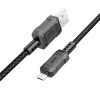 Кабель HOCO X94 Leader зарядный кабель для передачи данных Micro Black (6931474794260) - изображение 2