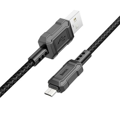 Кабель HOCO X94 Leader charging data cable Micro Black (6931474794260) - зображення 2