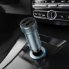 Автомобільний зарядний пристрій HOCO Z49 Level dual port car charger set(Micro) Metal Gray (Metal Gray)- № 4