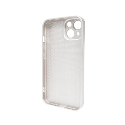 Чохол для смартфона AG Glass Matt Frame Color Logo for Apple iPhone 15 Pearly White - зображення 2