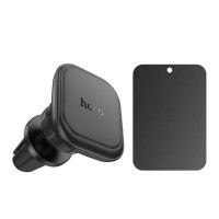 Автотримач для телефона HOCO H29 Brilliant magnetic car holder(air outlet) Black (Цвет Черный) - фото № 4