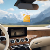 Автомобільний освіжувач повітря Baseus Margaret Series Car Air Freshener (Pomelo Coast) Custard Yellow (Колір Custard Yellow) - фото № 6
