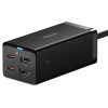 Мережевий зарядний пристрій Baseus GaN5 Pro Desktop Fast Charger 1U+2C+HDMI 67W with 1.5m power cord EU Black (Black)- № 3