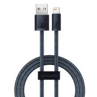Кабель Baseus Dynamic Series Fast Charging Data Cable USB to iP 2.4A 2m Slate Gray (Колір Slate-Gray), Атикул k56865 |  купить на VILKI.NET - фото № 1