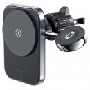 Автотримач для телефона з БЗП ACEFAST D18 in-car 2-in-1 magnetic wireless charging holder Black