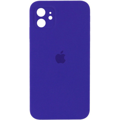 Чохол для смартфона Silicone Full Case AA Camera Protect for Apple iPhone 11 22,Dark Purple - изображение 1